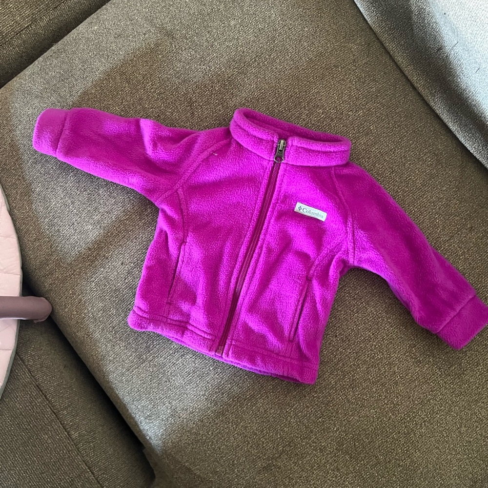 BABY Columbia Magenta/Purple Fleece Jacket